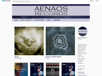 aenaos-records.com Webseite Vorschau