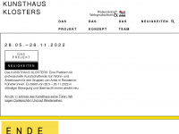kunsthausklosters.ch Webseite Vorschau