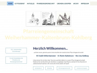 pfarrei-weiherhammer.de Webseite Vorschau