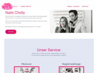 nails-cholly.ch Webseite Vorschau