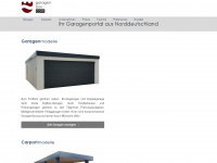 garagenbox.com Webseite Vorschau
