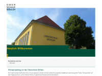 boehlen-oberschule.de Webseite Vorschau