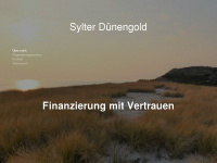 sylter-duenengold.de Webseite Vorschau