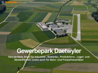 gewerbepark-daetwyler.ch Webseite Vorschau