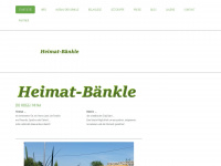 heimat-baenkle.de Webseite Vorschau