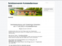schützenverein-kuhstedtermoor.de Webseite Vorschau