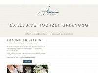 aquamarin-weddings.de Webseite Vorschau