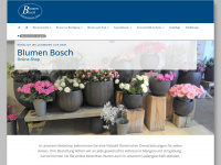 blumen-bosch-shop.de Webseite Vorschau