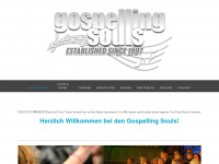 gospellingsouls.com Webseite Vorschau