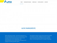 alfix-fahrgerueste.de Webseite Vorschau