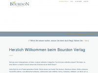 bourdon-verlag.de Webseite Vorschau