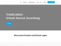 thurcargo.com Webseite Vorschau