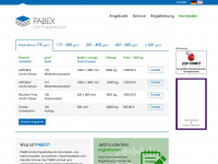 pabex.de Webseite Vorschau