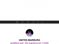 united-marburg.de Webseite Vorschau