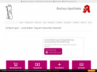 rochus-apotheke.com Webseite Vorschau