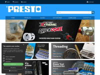 presto-tools.co.uk Webseite Vorschau