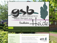 gsb-bergen.de Webseite Vorschau