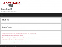 lagerhaus95.com Webseite Vorschau