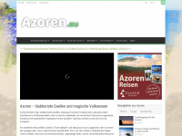 azoren.eu Webseite Vorschau