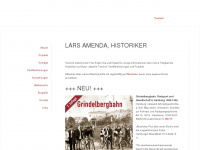 lars-amenda.de Webseite Vorschau