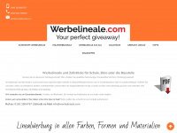 werbelineale.com Webseite Vorschau