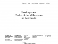 twohands.ch Webseite Vorschau