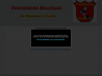 poolsharks-bruchsal.de Webseite Vorschau