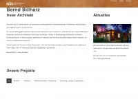 billharz-architekt.de Webseite Vorschau