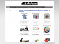 binderhaus.com Webseite Vorschau