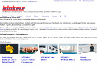 binkele.net Webseite Vorschau
