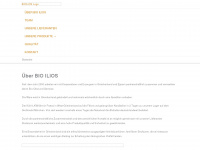 bio-ilios.com Webseite Vorschau