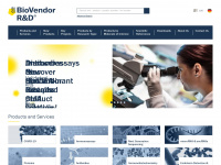 biovendor.com Webseite Vorschau