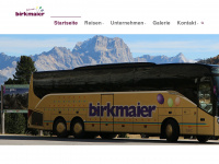 birkmaier-reisen.de Webseite Vorschau