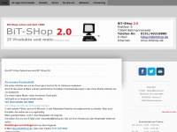 bitshop.de Webseite Vorschau