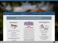 frank-bau.com Webseite Vorschau