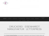 letterpress-eisenhardt.de Webseite Vorschau