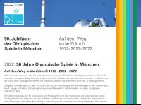 muenchen1972-2022.de Webseite Vorschau
