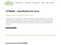 citybahn-essen.de Webseite Vorschau