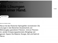 nexus-elastomer.com Webseite Vorschau