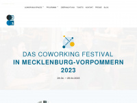 coworking-festival-mv.de Webseite Vorschau