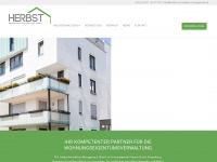 herbst-immobilien-management.de Webseite Vorschau