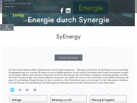 syenergy.ch Webseite Vorschau