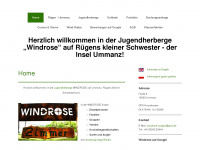 ruegen-urlaub-windrose.de Webseite Vorschau