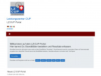 lz-cup.ch Webseite Vorschau