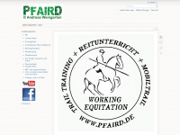 pfaird.de Webseite Vorschau