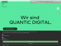 quantic.de Webseite Vorschau