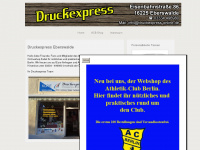 druckexpress.de Webseite Vorschau
