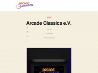 arcade-classics.org Webseite Vorschau