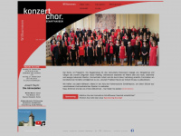konzertchor-sh.ch Webseite Vorschau