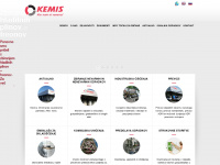 kemis.si Webseite Vorschau